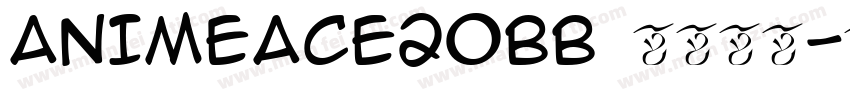 AnimeAce20BB 语言英文字体转换